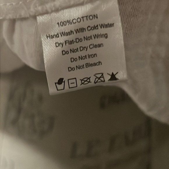 P cill with love white flutter sleeve sleeveless tank dainty shirt small women’s - Picture 7 of 7